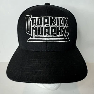 Dropkick Murphys Hat Celtic Punk Band Black White Cap One Size Snapback - Picture 1 of 9