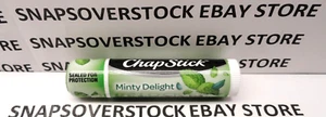 CHAPSTICK MINTY DELIGHT 0,15 OZ. NUEVO TUBO ÚNICO SELLADO CON ENVÍO GRATUITO - Imagen 1 de 5