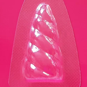 🦄 Unicorn Horn Mould, Bath Bomb Soap Resin Chocolate Wax Craft Hand Press Mold - Picture 1 of 5