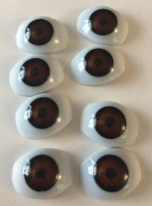 Ojos de muñeca de plástico económico marrón Darice para artesanía (2 pares) - Imagen 1 de 1