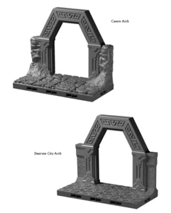Dwarven Arches - 28 mm / 1" - DragonLock - DND - Pathfinder - RPG - Terrain - Du - Picture 1 of 3