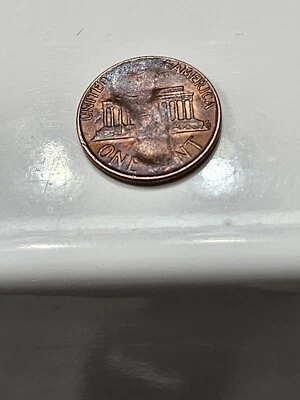 Raro centavo Lincoln 1973 D - doble golpeado y golpeado a través Foto 1 de 4