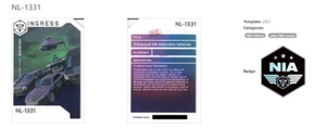Ingress NL-1331 2021 UNREDEEMED - Zdjęcie 1 z 1