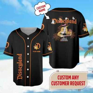 Personalized Aurora Princess Halloween 3D Baseball Jersey Shirt MOTHER DAY GIFT - Imagen 1 de 3