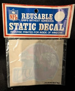 NFL KANSAS CITY CHIEFS FOOTBALL Window Sticker Decal 80"s Size 3-1/2" by 3-1/2" - Picture 1 of 2