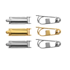 Conectores de broches de latón tamaño 10 mm hallazgos para hacer joyas 4 piezas - Imagen 1 de 4