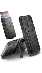 Compact Phone Cover - Compatible with iPhone 13 Pro Max - Detachable Wallet Case - Picture 1 of 8