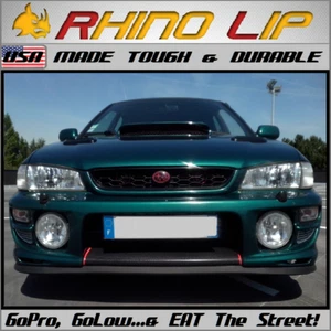 SUBARU Vivio Impreza WRX WRX-STi Pleo Front Rubber Bumper Splitter Chin Lip Trim - Bild 1 von 12