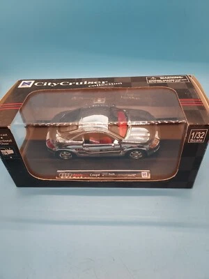 Newray 1/32 Audi TT Coupe (Chrome Finish). - Image 1 of 3