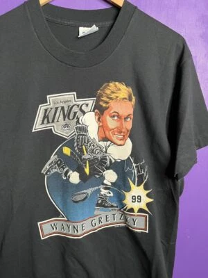 88 LA Kings Wayne Gretzky t-shirt, NHL unisex short sleeves black shirt QT618 - Image 1 of 3
