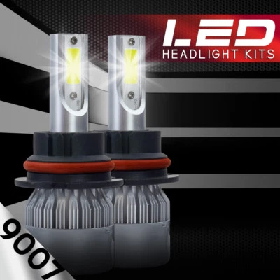 Kit de lâmpada de farol XENTEC 9007 HB5 LED feixe baixo alto 6000K 90W 180000LM branco. - Imagem 1 de 4