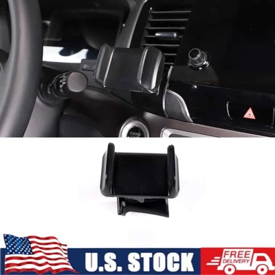 Soporte para teléfono móvil con ventilación de aire central negro ABS para Honda Pilot 2016-2022 Foto 1 de 4
