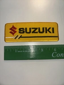 SUZUKI Racing Motorcycles Motorsports - gestickter Bügelbild Patch - Bild 1 von 1