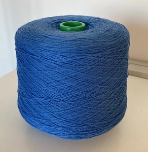 Blue “Stonewash” 2/17 Merino Lambswool Cone. 893g. Z Hinchliffe. Knitting - Picture 1 of 9