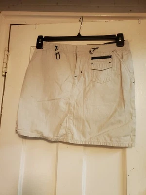 Falda SO GSJC Light BEIGE BRONCEADO ALGODÓN hasta la rodilla para mujer talla 7 KOHL'S Foto 1 de 4