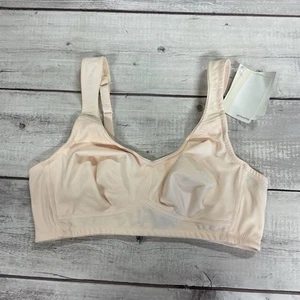 Amoena Mastectomy Bra Womens 36B Blush Marlena 2167 Wireless Soft Cup NEW - Picture 1 of 13