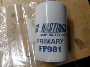 Filtro De Combustible Diésel Primario NOS HASTINGS Para Camiones Mack FF981 - Picture 1 of 5