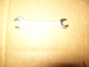 Vintage Ulchek W00810 1/4 X 5/16 Double Open End Ignition Wrench USA - Foto 1 di 2