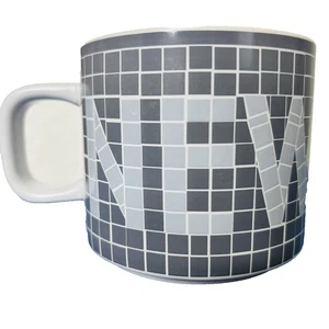 Starbucks New York City Mug Subway Tile Gray & Yellow Coffee Tea Cup 12 oz - Picture 1 of 8