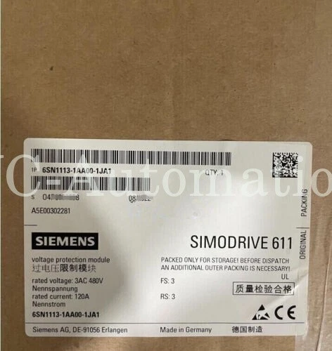 6SN1113-1AA00-1JA1 NEW 6SN1 113-1AA00-1JA1 SIMODRIVE PROTECTION MODULE - Image 1 of 1