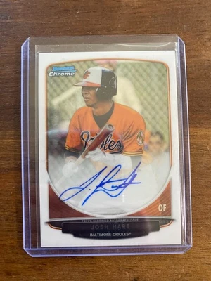 2013 Bowman Chrome Josh Hart Auto Baltimore Orioles - Image 1 of 2