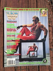 WWF Magazine February 1994 Shawn Michaels HBK *HAS POSTER/CALENDAR* WWE - Picture 1 of 10