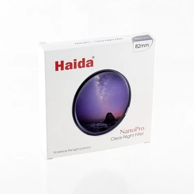 Filtro noturno Haida 82mm NanoPro transparente multirrevestido (MC) - Imagem 1 de 4