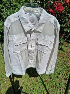 EPCOT DISNEY МИР КОСМИЧЕСКИЙ КОРАБЛЬ ЗЕМЛЯ КУРТКА МУЖСКАЯ XXL 40-ЛЕТИЕ SNAP CLOSE - Изображение 1 из 4