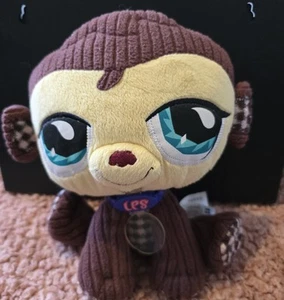 Littlest Pet Shop Soft Toy Plush LPS 8” Hasbro 2007 Monkey Plush Teddy - Picture 1 of 6