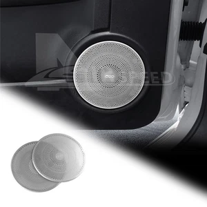 For FIAT 500 Abarth 595 695 2008-2024 Car Door Horn Cover Stainless Steel Silver - Bild 1 von 9