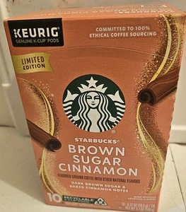 STARBUCKS-CAFFÈ alla cannella e zucchero marrone scuro-edizione limitata-10 K-PODS - Foto 1 di 1