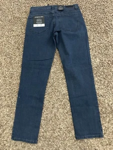 Pantalones de mezclilla Kenneth Cole azul algodón elástico calce deportivo para hombre 32x32 - Imagen 1 de 6