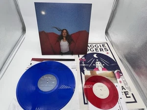 Maggie Rogers - Heard It In A Past Life - Blue 12" and Red 7" Vinyl - W/ Poster - Picture 1 of 8