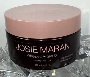 Josie Maran geschlagenes Arganöl Körperbutter süße Zitrusfrüchte 4 Unzen BRANDNEU versiegelt - Bild 1 von 6