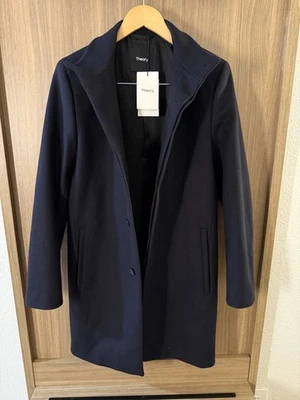 Mens Theory Belvin OFP Eclipse Urban Melton Wool Cashmere Blend Coat  S - Image 1 of 4