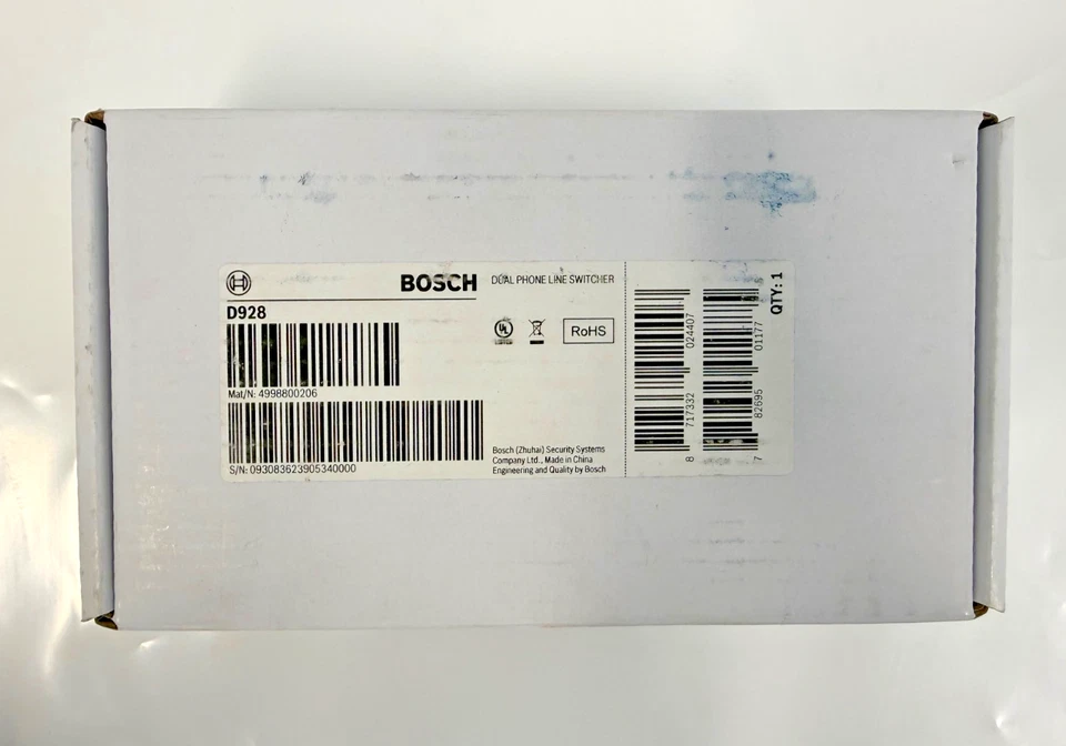 Bosch D928 Dual Phone Line Switcher 12v