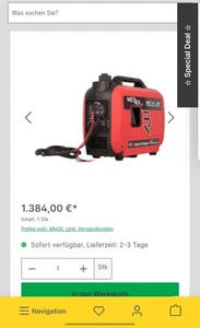 Schnelllader Gleichstromgenerator Mebrex 24V 1,4KW - Bild 1 von 2