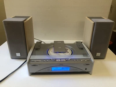 JVC CA-FSSD550 Compact Stereo System CD Player Tuner Working Tested no remote  - Image 1 of 4