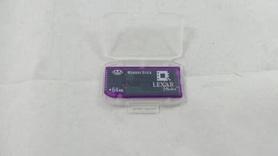 Vintage Lexar Media 64 MB Memory Stick (MS064-281) - Image 1 of 2