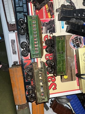 Bing Pre War Bavarian O Gauge Train Lot Of 3 United States Mail 425 And NY Centr - Image 1 of 4