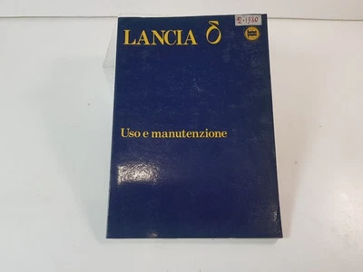 Folleto Uso y Mantenimiento Lancia Delta Original No Copia Edione Azul La 1980 - Imagen 1 de 4
