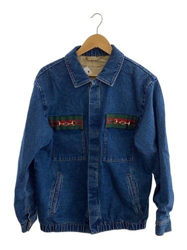 Giacca Gucci Jean Webline denim lavato 44 IDG 611771 XDBB9 usata