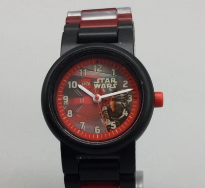 LEGO Star Wars Kylo Ren Watch Kids Red Black Adjustable Minifig Band New Battery - Image 1 of 4