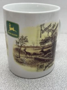 John Deere Coffee Mug Farmers Pocket Companion 1892 Crimson China Licensed Cup - Picture 1 of 9
