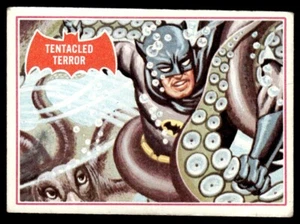 1966 Topps Batman Red Bat Tentacled Terror #8A - Imagen 1 de 2