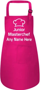 Personalised Kids Apron Junior Masterchef - Picture 1 of 7