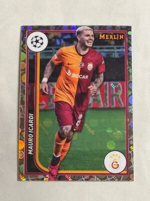 2023-24 Topps Merlin UEFA Club Vintage Refractor Mauro Icardi #63 Galatasaray - Image 1 of 2