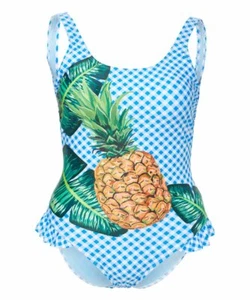Traje de baño Juicy Couture 1 pieza descarado se adapta a la talla L XL XXL piña nuevo con etiquetas $98 - Imagen 1 de 10