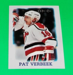 1988 NHL STARS OPC O PEE CHEE PAT VERBEEK NEW JERSEY DEVILS MINI HOCKEY CARD 43 - Picture 1 of 2