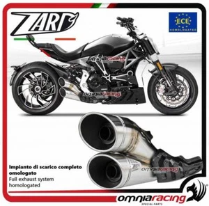 Zard Scarico completo in acciaio omologato EURO4 per Ducati Xdiavel 2016> - Picture 1 of 5